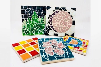 Paint Nite Innovation Labs: Custom Mosaic Coasters IV